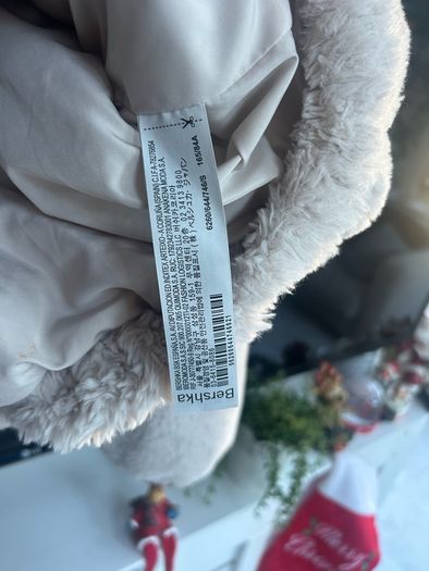 faux fur jacket from Bershka