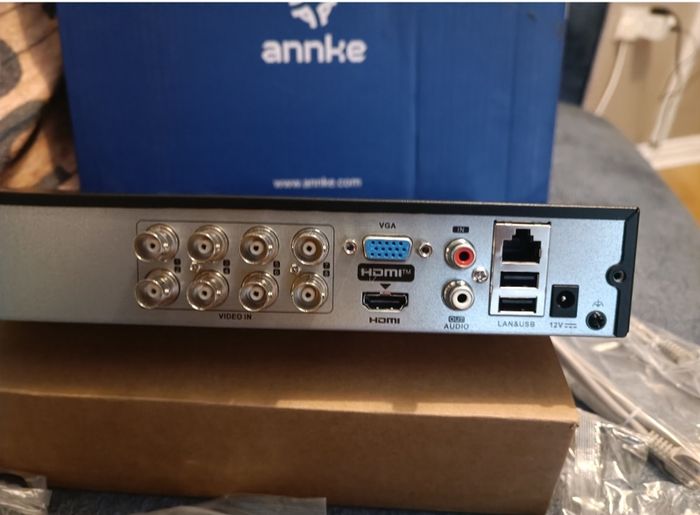 Brand new Home CCTV system 4 cameras and 8 channel DVR all accessories and cables needed to install