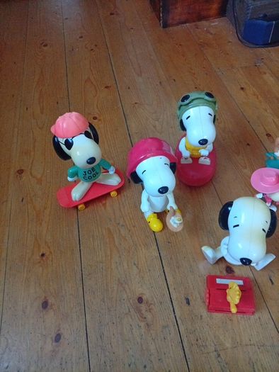 Snoopy toys from McDonalds