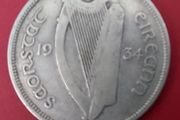 Ireland 1934 Harp Florin Low Mintage in Very Fine condition