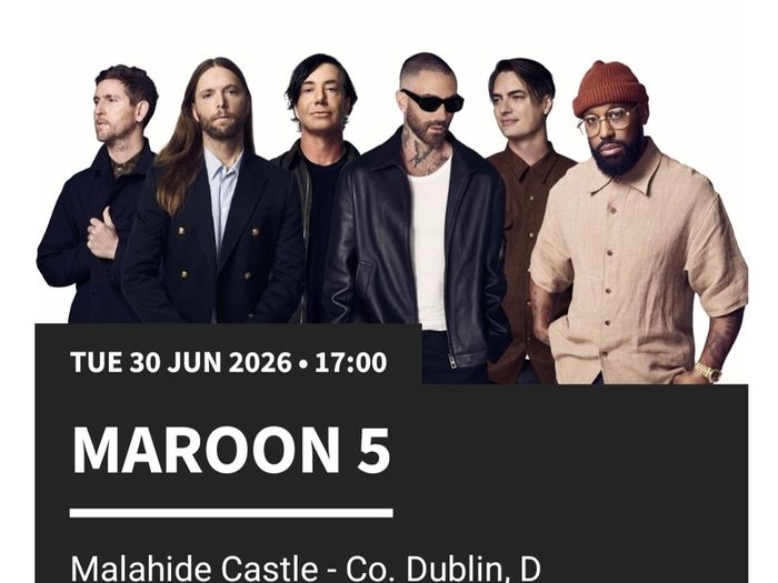 maroon 5 tickets