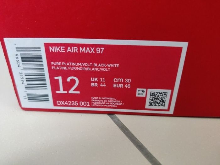 Brand New Nike Air Max 97 Icons Men's Runners, Size UK11