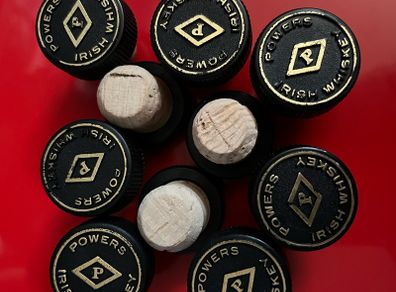 Powers whiskey Hennessy Bottle Stoppers corks