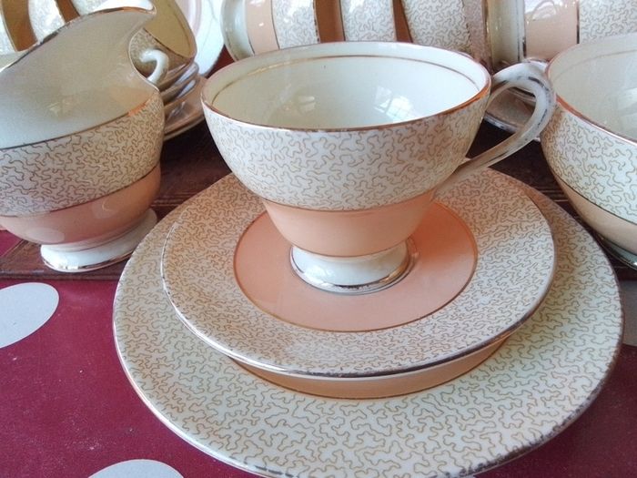 Ten Sets of  New Chelsea Staff Teawares + Jug & Sugar bowl