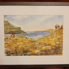 giant's causeway watercolour