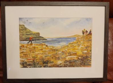 giant's causeway watercolour