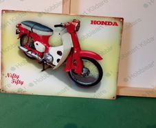 Honda 50 Nifty Fifty rusty tin metal sign ( FREE POST )