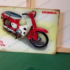 Honda 50 Nifty Fifty rusty tin metal sign ( FREE POST )