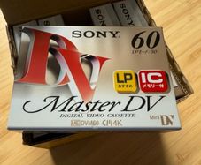 New Sony miniDV masterDV 60min DVM60MM Video Cassetes - 5 pack