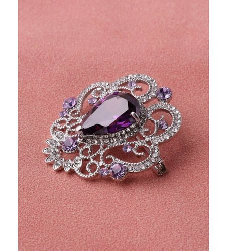 Beautiful Brooch with Sparkly Stones