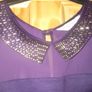 Gorgeous purple and gold top (never worn) Image 3
