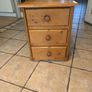Solid Pine 3 Drawer Bedside Locker Image 4
