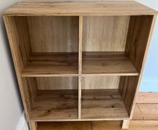 Dark oak book case