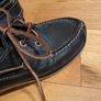 Timberland Kids leather UK 3 navy boat shoes Image 3