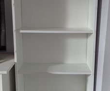 White bookcase