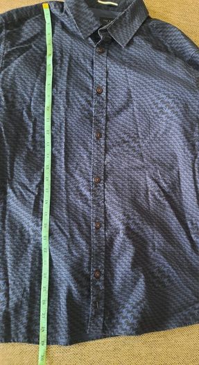 Ted Baker cotton long sleeve shirt in very good condition with no issues and has been dry cleaned see last two photos for exact measurements FREE STANDARD POSTAGE INCLUDED