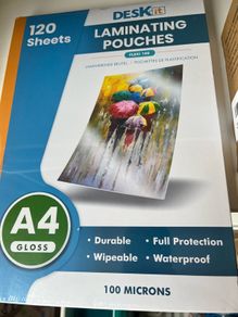 Laminating machine and 120 sheets