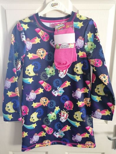 Shopkins dress. 7-8 yrs. NEW