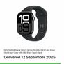 Apple Watch Series 10 46mm Jet Black GPS - 98% Battery - Mint Condition Image 8