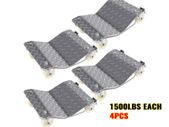 4 Pcs Car Tire Wheel Trolley Dollies Vehicle Moving Tire Skates with 4 Casters 1500 Lbs Weight Capacity Auto Repair Mover