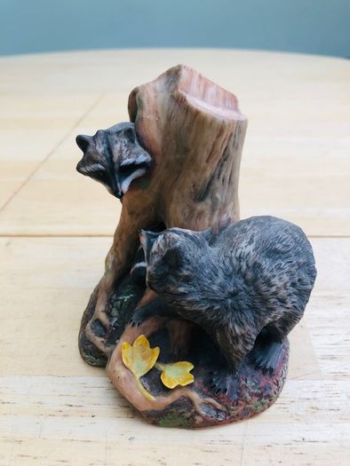 Vintage National Wildlife Association Limited Edition Racoon Ornament