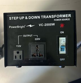 Power Step Down Transformer Power Bright VC2000W