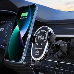 Wireless Car Charger with 15W Fast Charging And Automatic Clamping