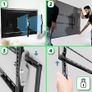 TV Wall Bracket for 33-60 Inch TVs / VESA, Up to 40kg Image 7