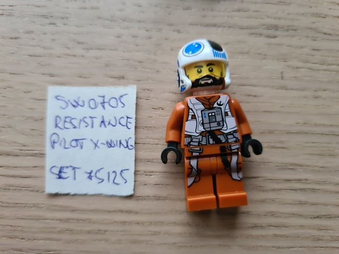 lego sw0705 Resistance Pilot X-wing Star Wars set 75125