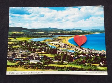 Ireland Postcard : Wicklow Town and Bay , Co.Wicklow