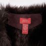 Valerie Stevens Chocolate Brown Faux Suede Fur Lined Toggle Waistcoat Gilet Size L/XL Image 2