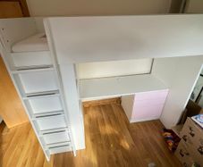 IKEA SMASTAD loft bed with desk & storage excellent condition