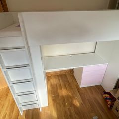 IKEA SMASTAD loft bed with desk & storage excellent condition