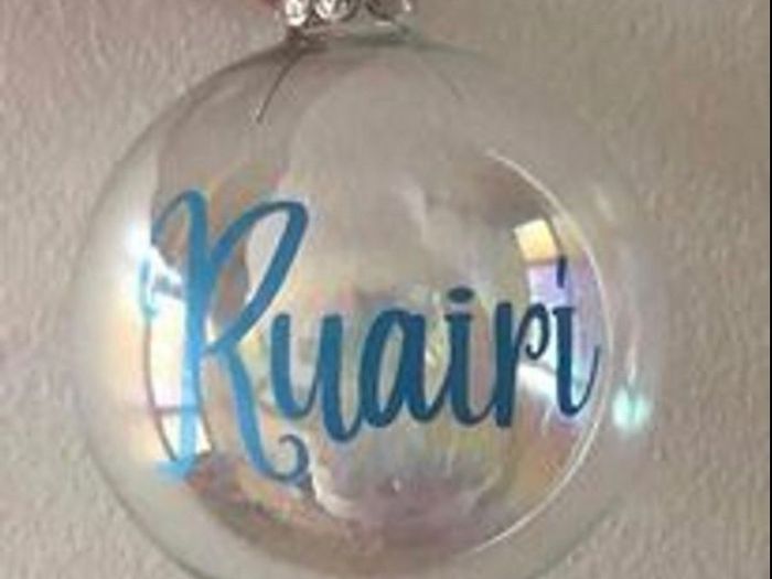 Personalised Glass Christmas baubles