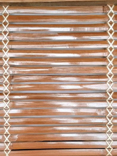 Vintage Oriental Bamboo & Wicker Colonial Style Serving Tray