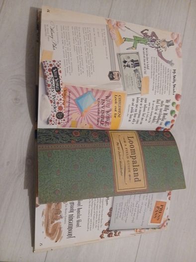 Coloured illustrated hardback The Gloriumptious world of Roald Dahl