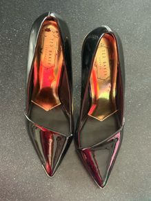 Ted baker leather shoes size 38 black
