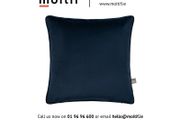Square Velvet Cushion - Navy