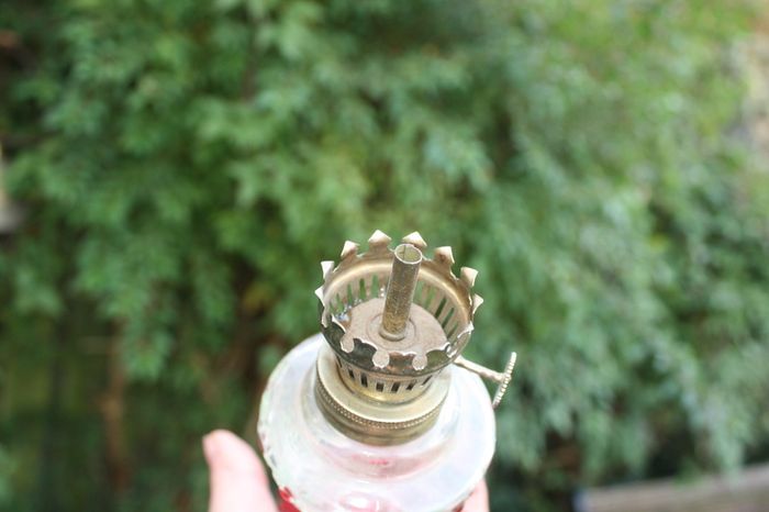 Oil lamp, glass kerosene lamp, 9,2" height indoor classic oil lamp, vintage retro oil lamp, indoor emergency lamp