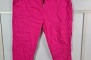 Women fuchsia trousers