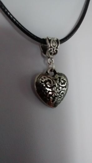 Ornate Heart Pendant / Charm for Pandora Style Bracelet