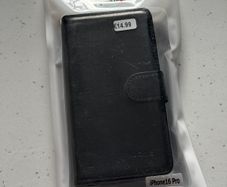 New HUGMIE Wallet Case for iPhone 16 Pro - Black