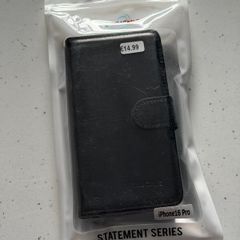 New HUGMIE Wallet Case for iPhone 16 Pro - Black