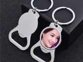Personalised Keyring - Metal Keyring - Bottle Opener - Round