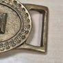 Vintage Brass Belt Buckle Native American Phoenix Thunderbird Image 4