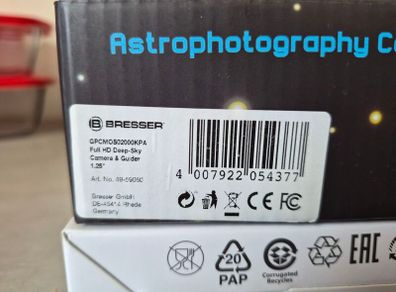 Bresser Full HD Deep-sky camera and guider.