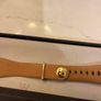 Whoop leather strap brown with golden clasp Image 2