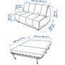 IKEA Lycksele Lovas 2 seat sofa bed Image 4