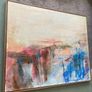 XL Framed Original Art Original Abstract Painting Image 4