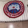 Fake Canada Goose beanie cream Image 2